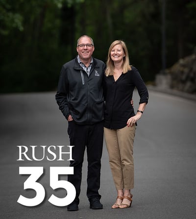 Rush couple 35 logo